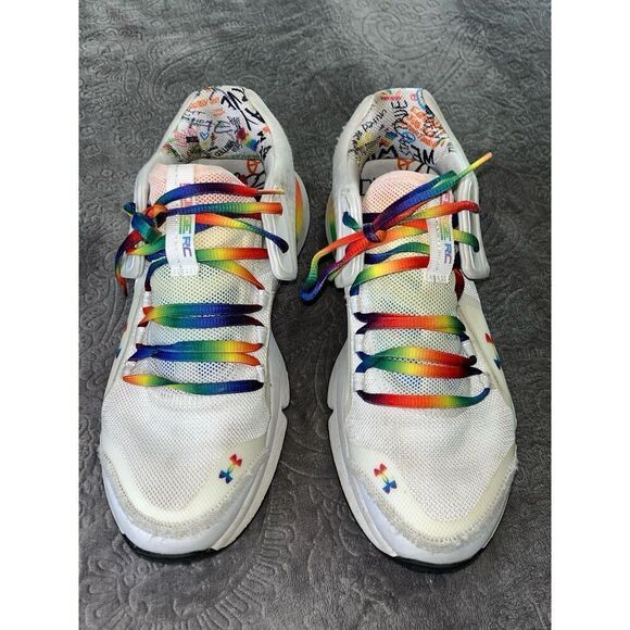 Under Armour Forge RC Pride Stand 4 Equality Multicolor Shoe M 9.5 W 11 - Picture 2 of 7